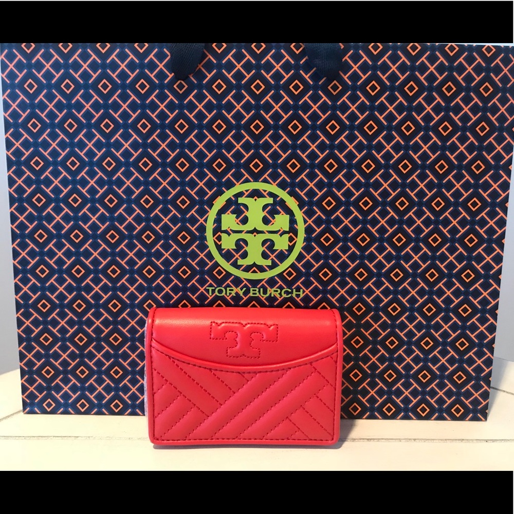 SOLD! Tory Burch Alexa Mini Foldable Wallet